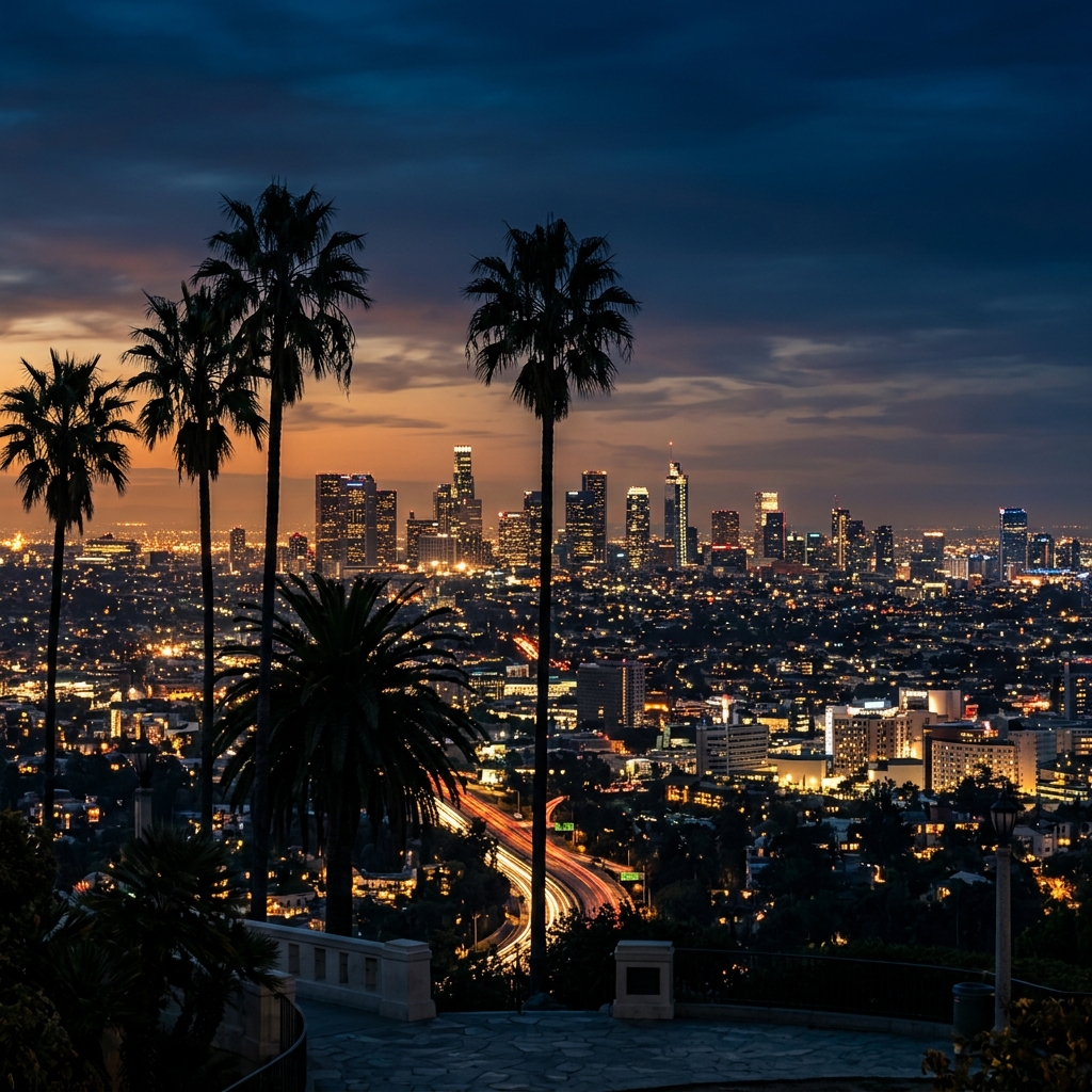 Los Angeles Skyline at night